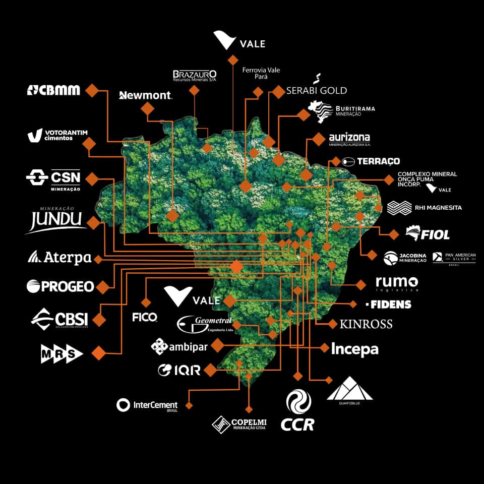 Mapa de atuação Verdetec